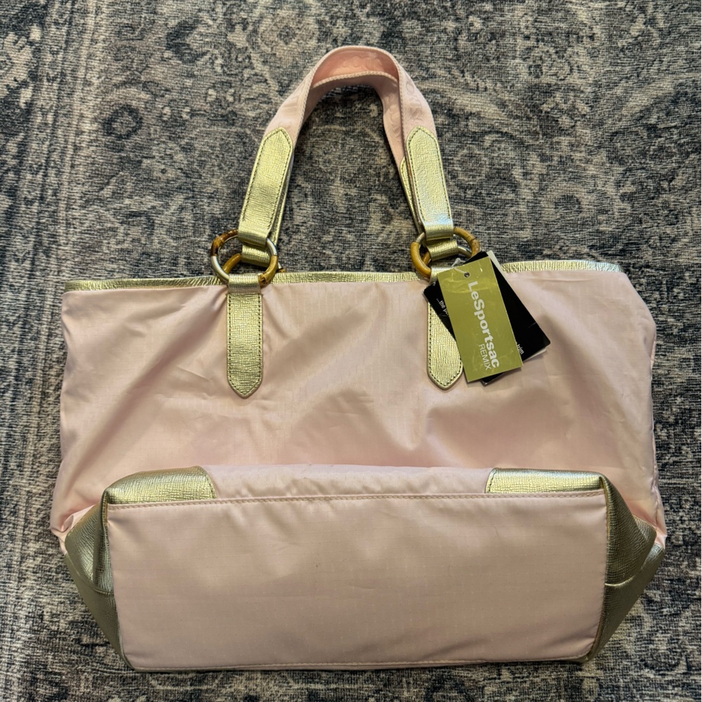 LeSportsac Remix Pink and Gold Women's Tote Bag